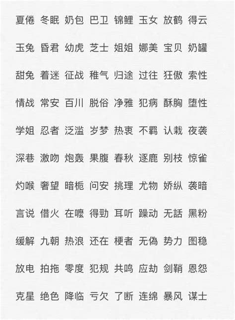 帥氣的名字兩個字|两个字的男游戏名字好听的名字 (共514个)